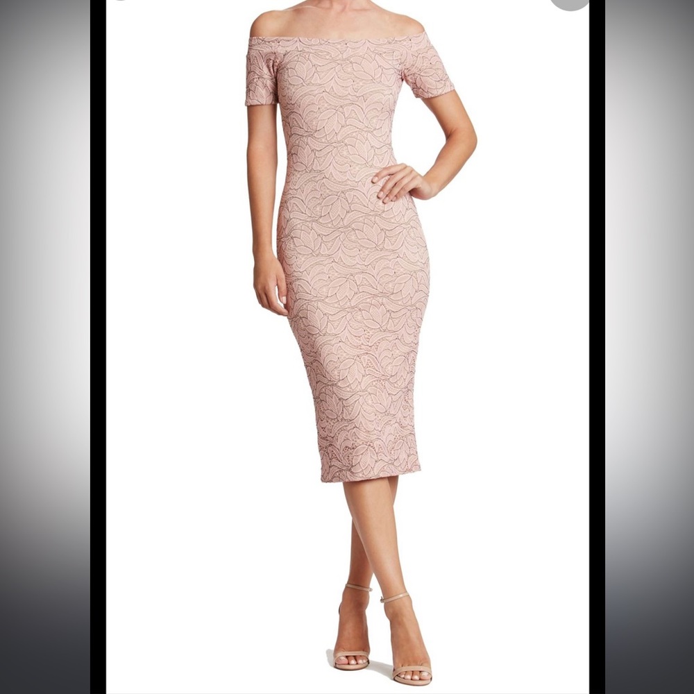 DRESS THE POPULATION Jenna midi dress